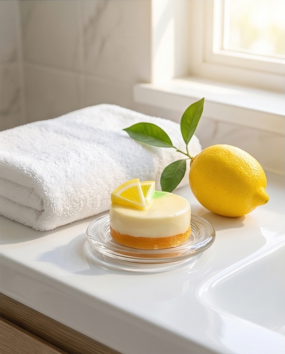 Jabón tarta de limón